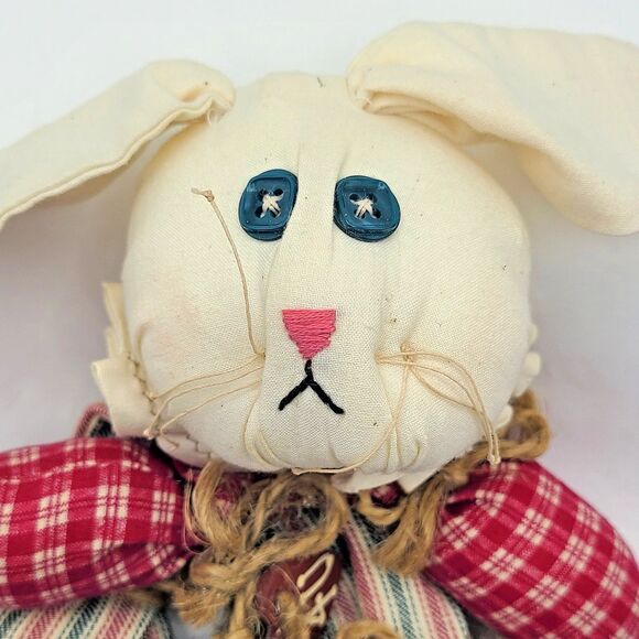 Vintage Christmas Primitive Decorations Handmade Doll Rustic Ornaments Folk Art - Picture 7 of 13